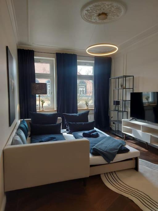 Vilipa-Apartments No.5 I Baumwollspinnerei I Kunstkraftwerk - 75M² I Balkon I Smart-Tv I Bad Mit Fussbodenheizung Leipzig Eksteriør billede