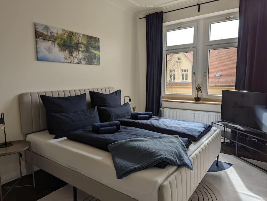 Vilipa-Apartments No.5 I Baumwollspinnerei I Kunstkraftwerk - 75M² I Balkon I Smart-Tv I Bad Mit Fussbodenheizung Leipzig Eksteriør billede